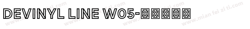 Devinyl Line W05字体转换